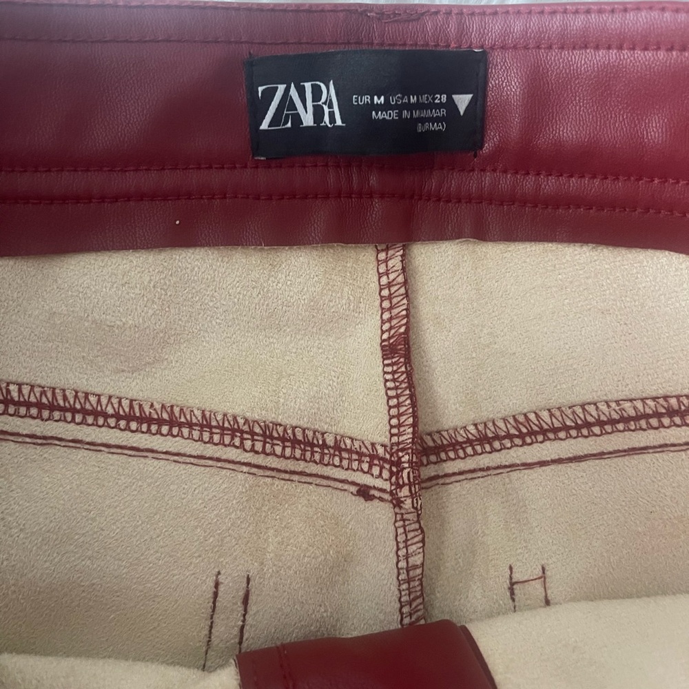 Zara faux leather pants - Picture 2 of 4